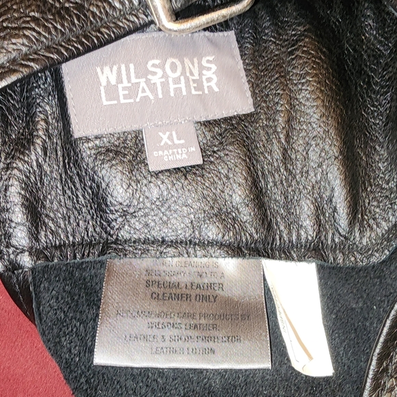 Wilsons Leather Black Boot Cut Pants - Picture 7 of 7